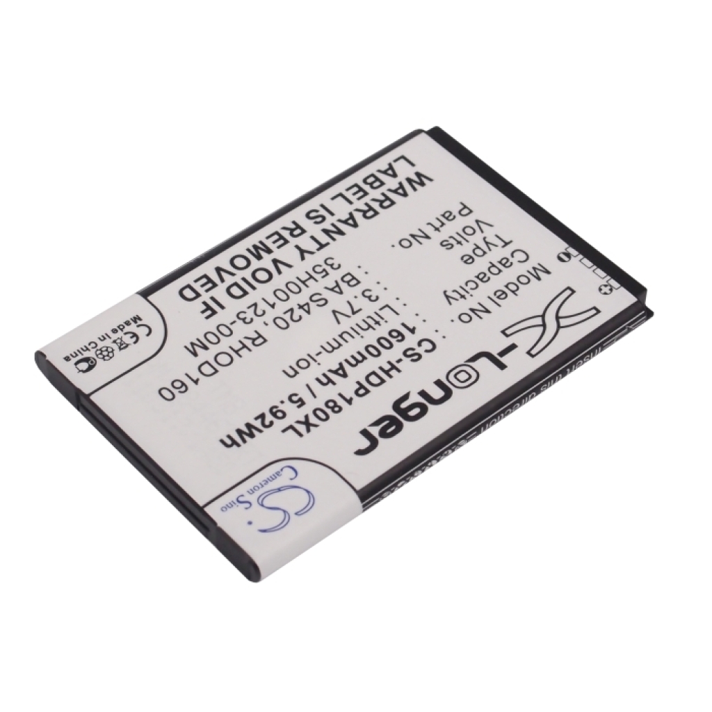 Cameron Sino X-Longer CS-HDP180XL vedere în unghi: 1600mAh, pentru HTC Rhodium