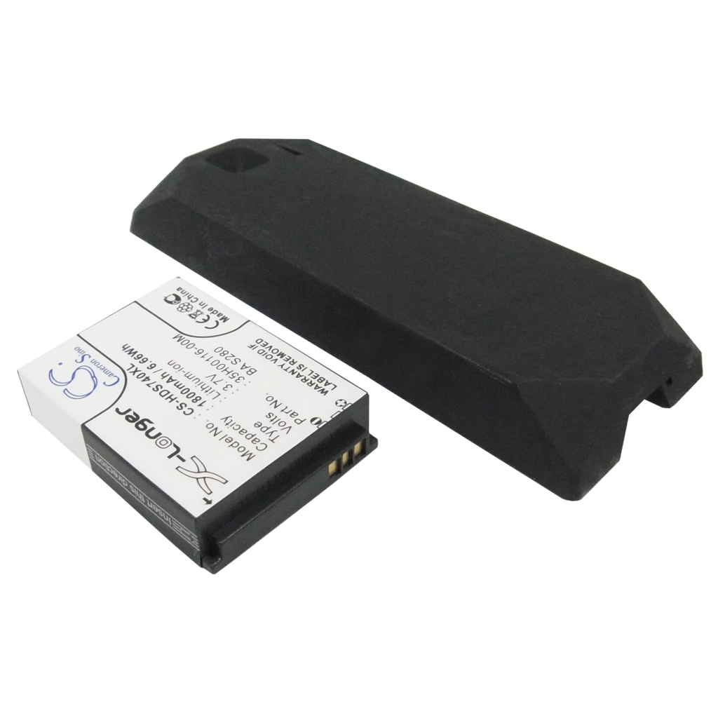 Cameron Sino CS-HDS740XL spate cu avertismente, pentru HTC Touch/S740, capac spate alungit