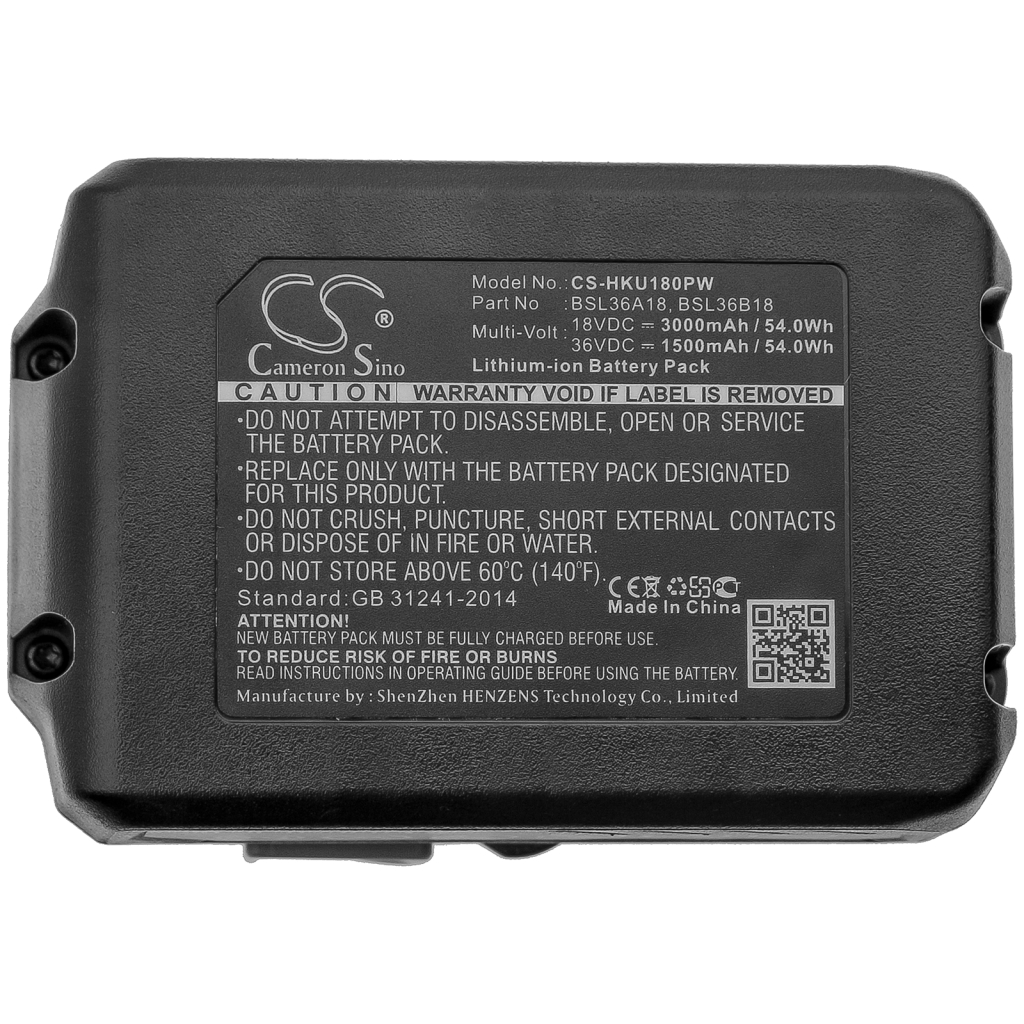 Înlocuire compatibilă pentru bateria Hikoki BSL36A18,BSL36B18