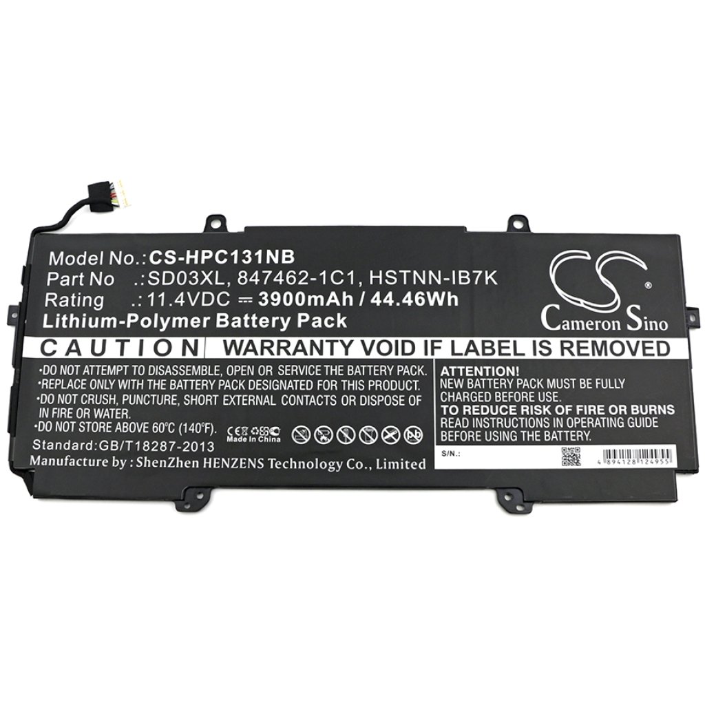 Baterii pentru laptop HP Chromebook 13 G1-W0S99UTR (CS-HPC131NB)