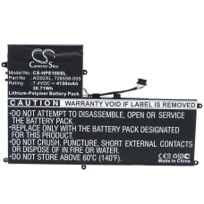 Înlocuire compatibilă pentru bateria HP 2ICP4-74/120,2ICP4-75/121,72558-005,728250-121,728250-1C1...