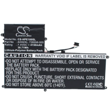 Înlocuire compatibilă pentru bateria HP 2ICP4-74/120,2ICP4-75/121,72558-005,728250-121,728250-1C1...