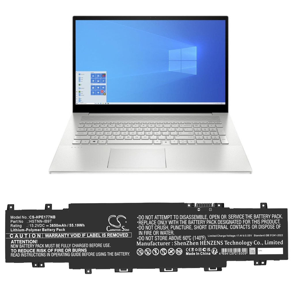 Baterii pentru laptop HP Envy 17-ch0175ng (CS-HPE177NB)