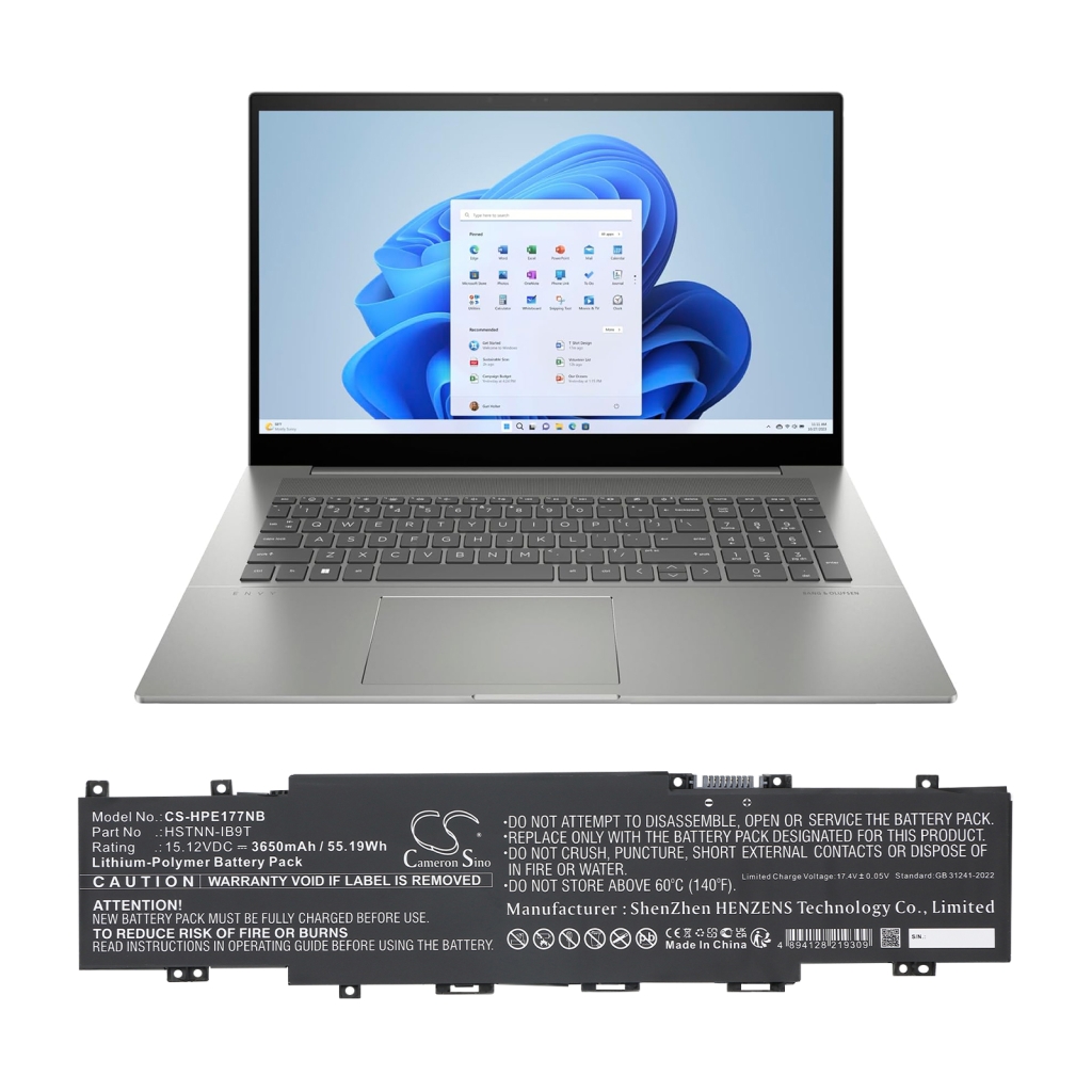 Notebook battery HP CS-HPE177NB