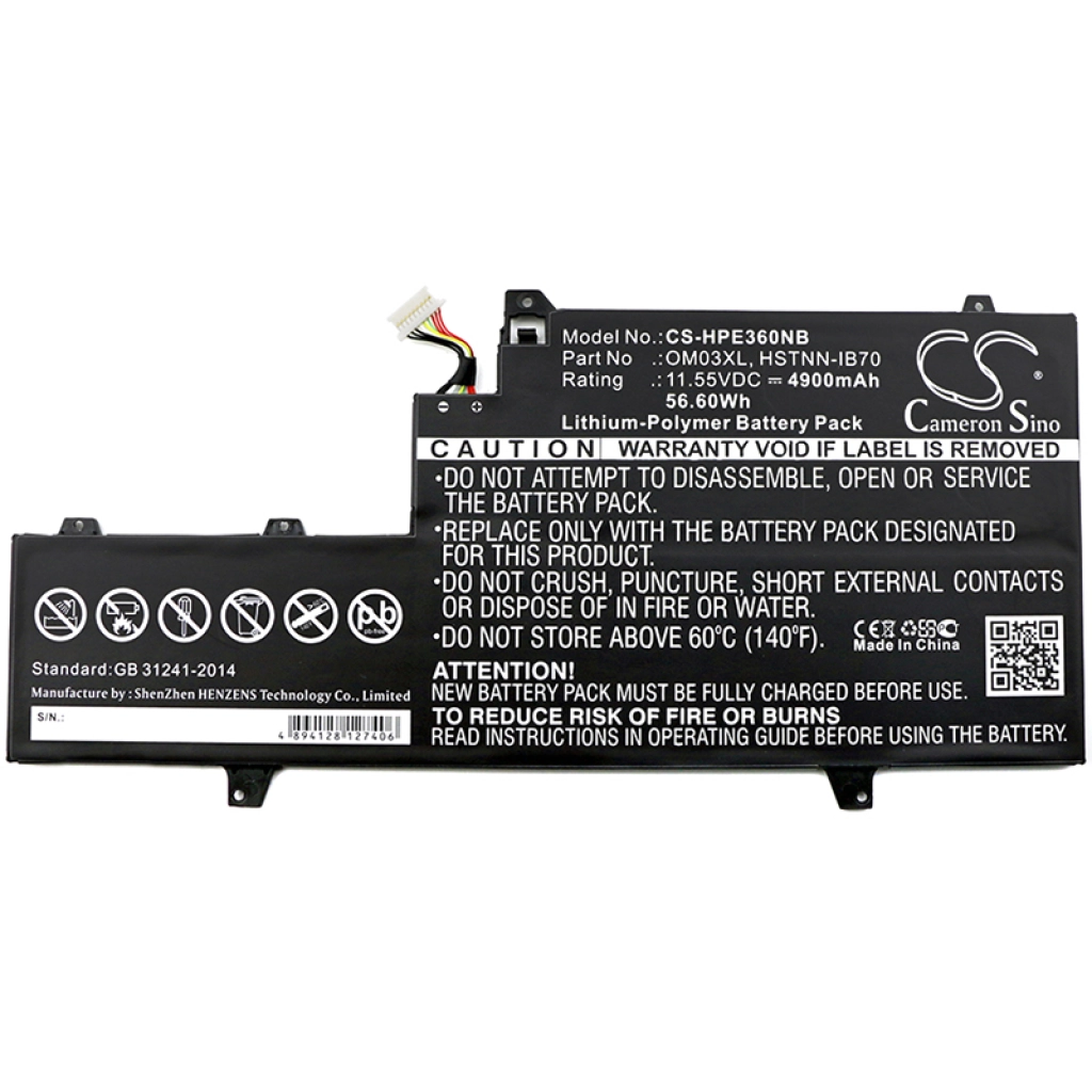 Baterii pentru laptop HP CS-HPE360NB