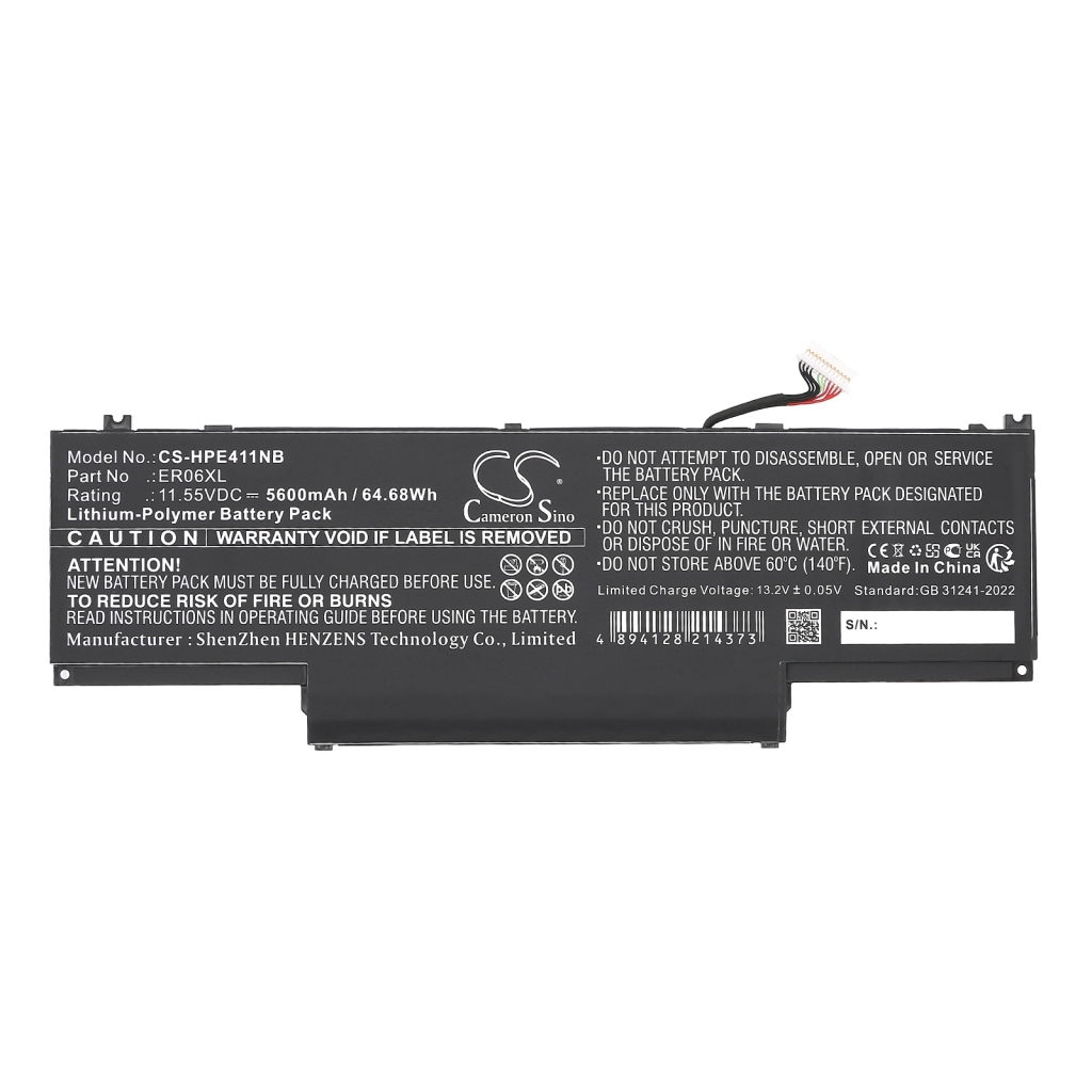 Battery Replaces ER06068XL