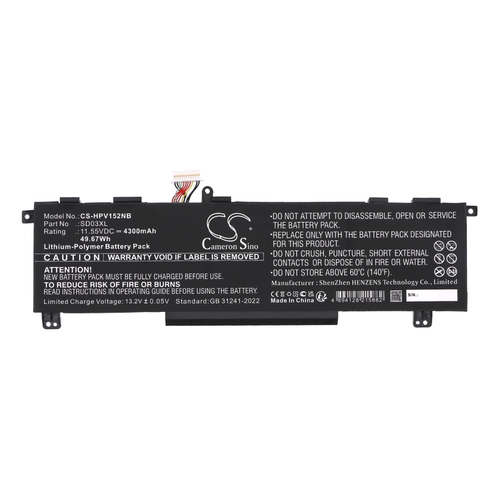 Baterii pentru laptop HP Victus 15-FA0025TX (CS-HPV152NB)