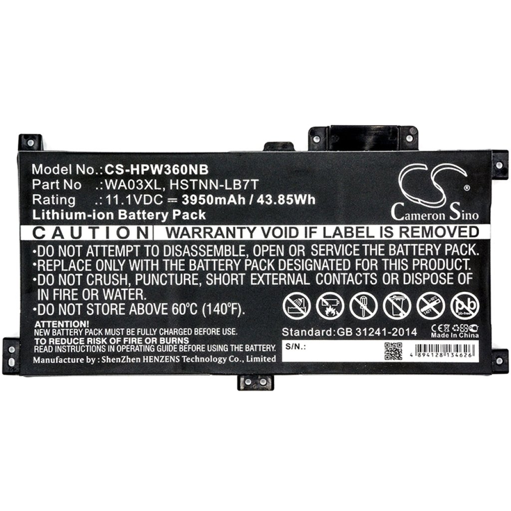 Baterii pentru laptop HP Pavilion X360 15-bk002tx (CS-HPW360NB)