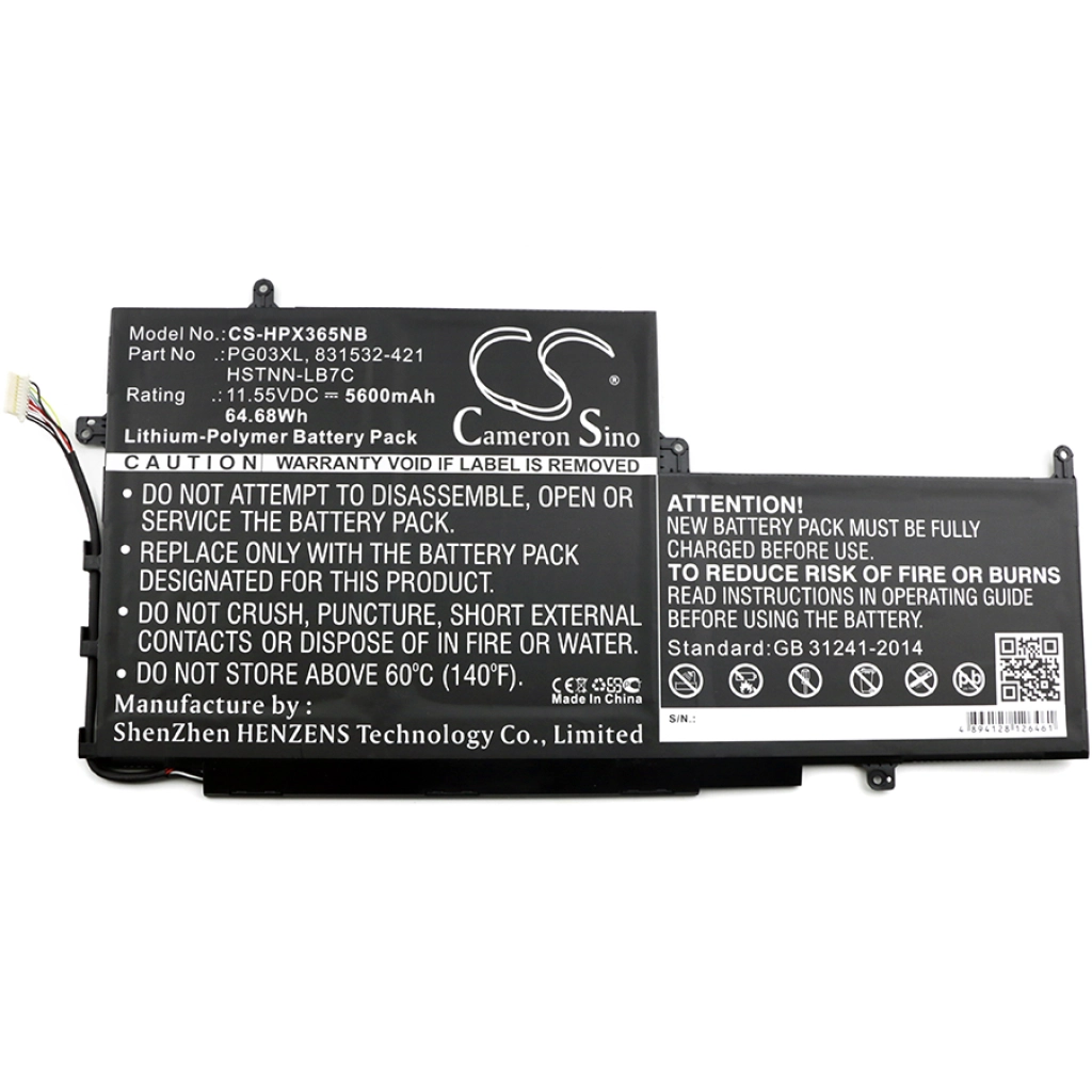 Notebook battery HP Spectre x360 15-ap090nz