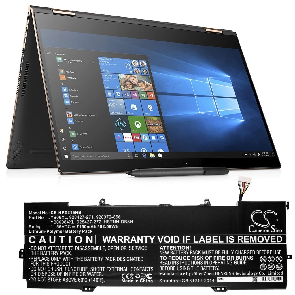 Baterii pentru laptop HP Spectre X360 15-CH003NO (CS-HPX315NB)