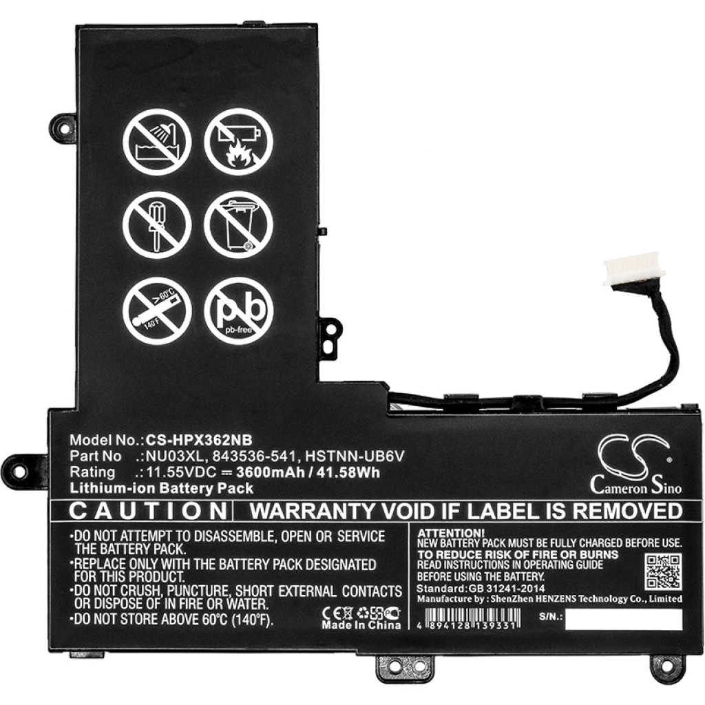 Baterii pentru laptop HP 11-AB012LA (CS-HPX362NB)