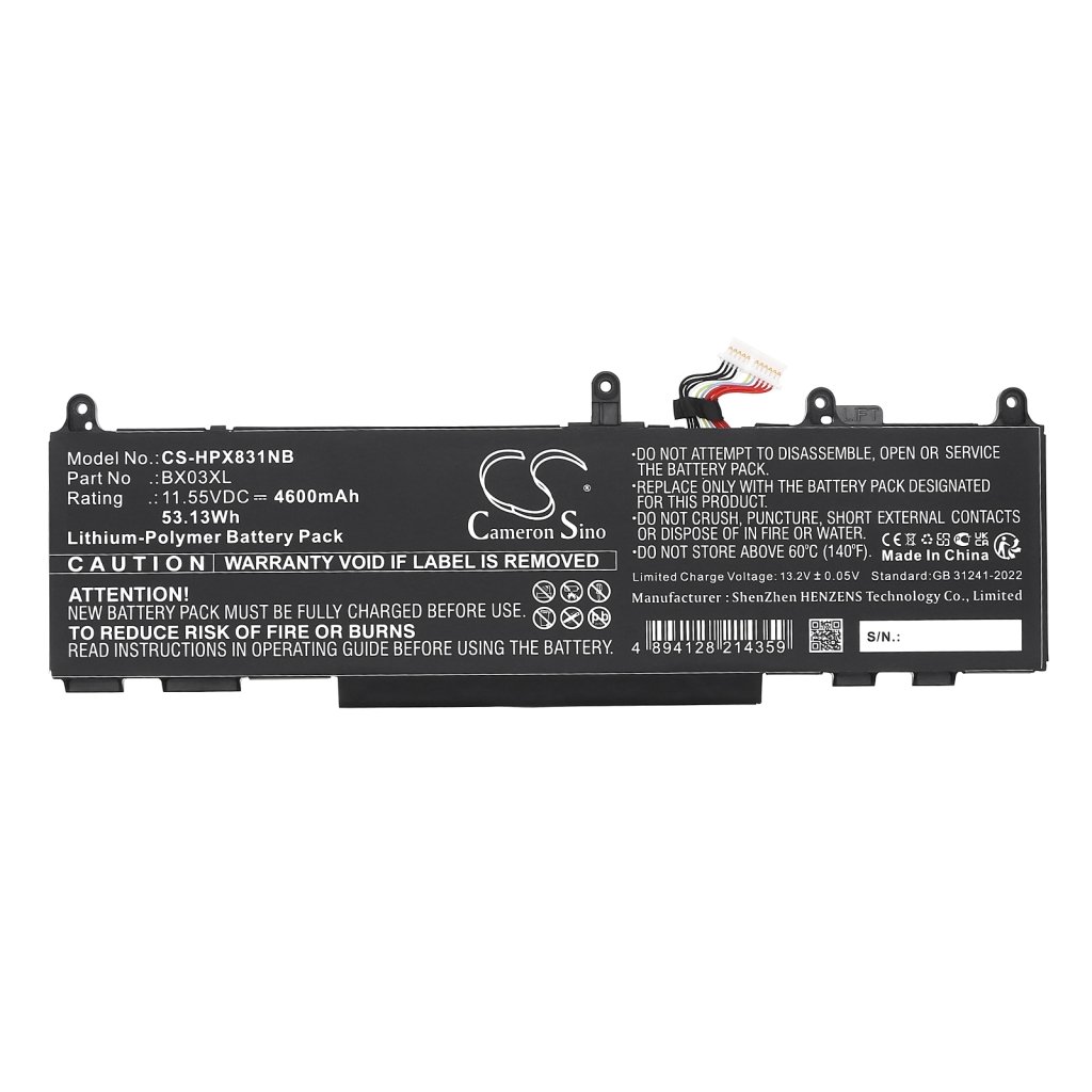 Baterii pentru laptop HP Elite X360 830 G11 2 In 1 8L3Q2AV (CS-HPX831NB)