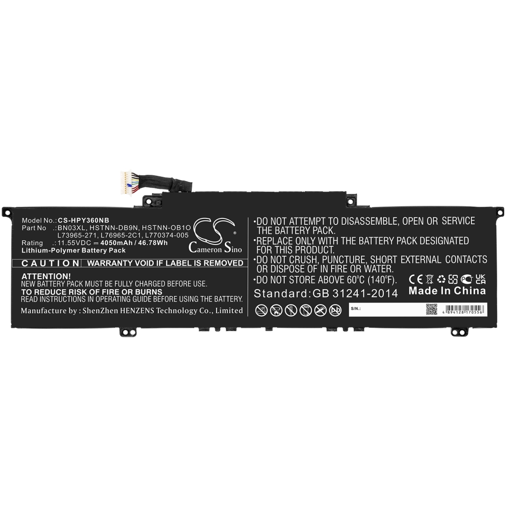Baterii pentru laptop HP Envy x360 13-ay0075nr (CS-HPY360NB)