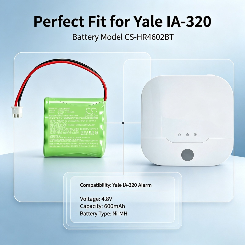 Baterie compatibil cu Yale CS-HSA602BT