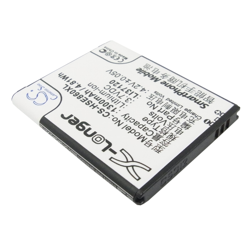 Cameron Sino X-Longer CS-HSE860XL vedere etichetă spate: 3,7V 1300mAh