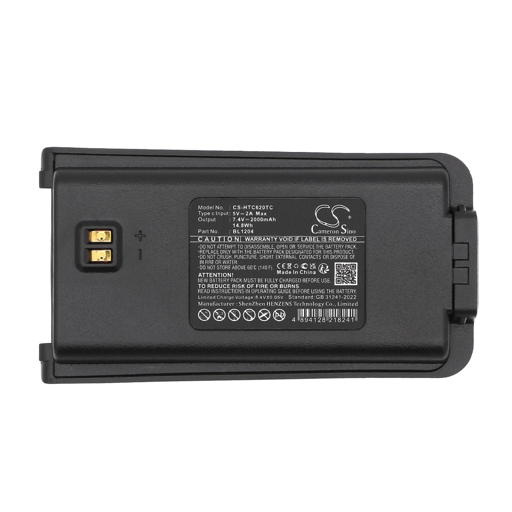 Înlocuire compatibilă pentru bateria HYT BL1204,BL2001
