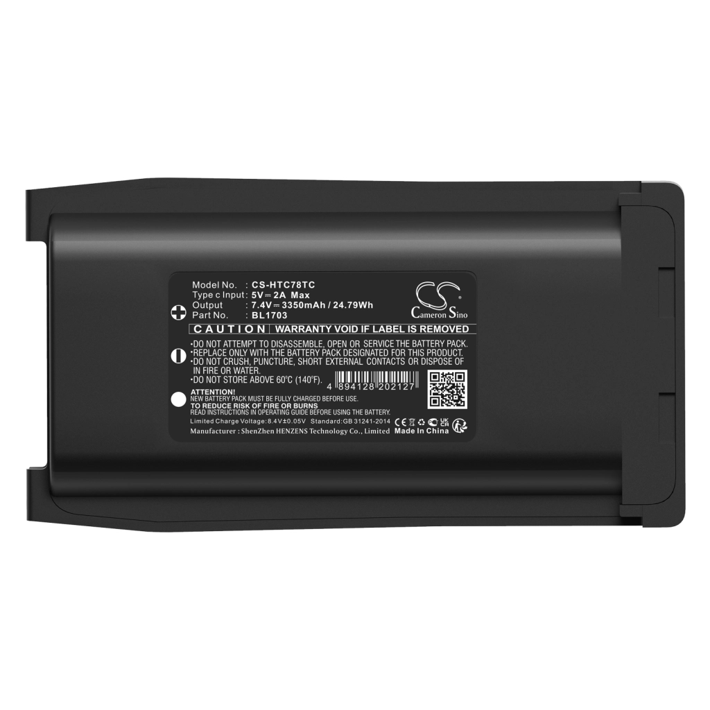 Two-Way Radio Battery Relm RPU7500