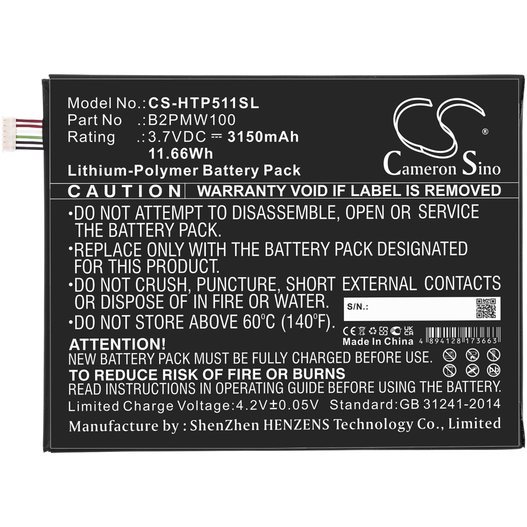 Baterie tabletă HTC P510 (CS-HTP511SL)