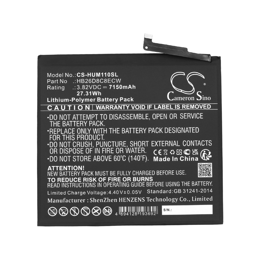 Baterie tabletă Huawei DBY-W09 (CS-HUM110SL)