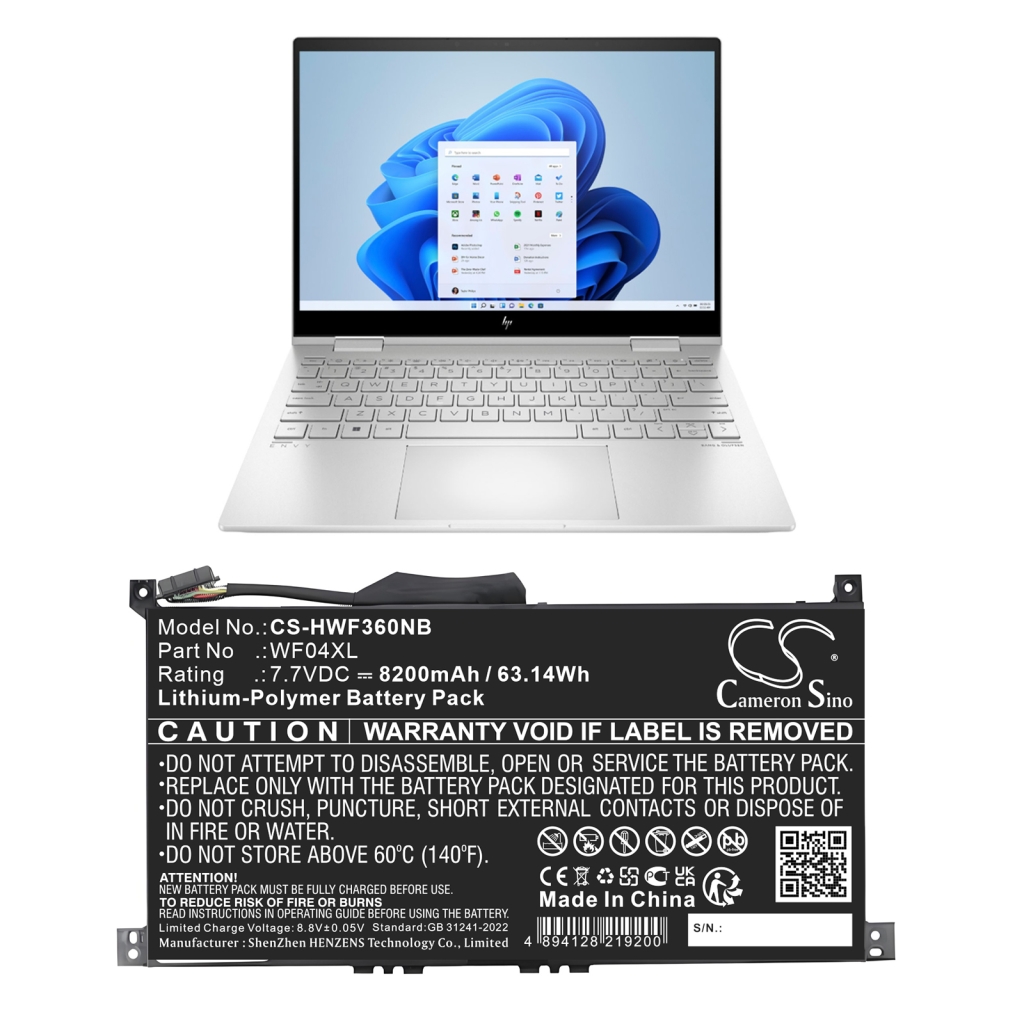 Baterii pentru laptop HP ENVY X360 13-BF0060NF (CS-HWF360NB)