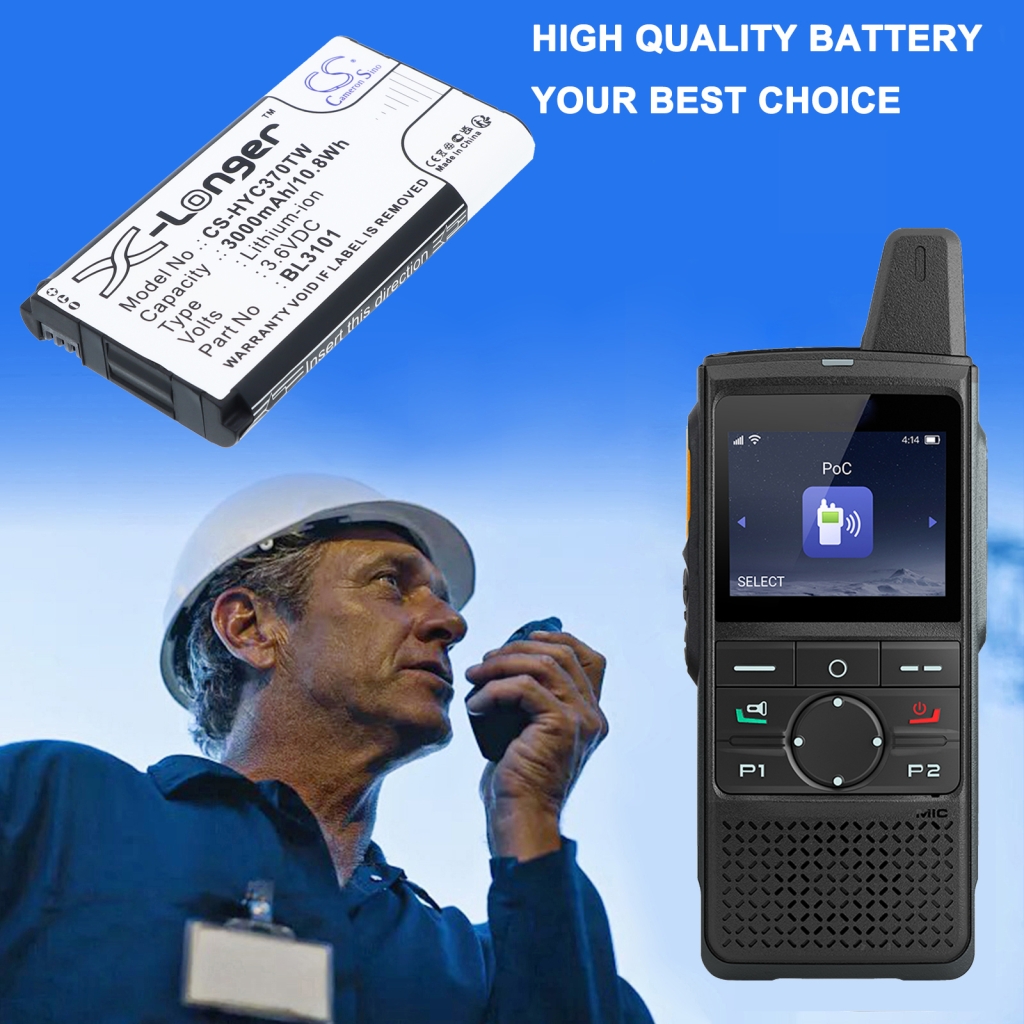 Baterie compatibil cu Hytera CS-HYC370TW