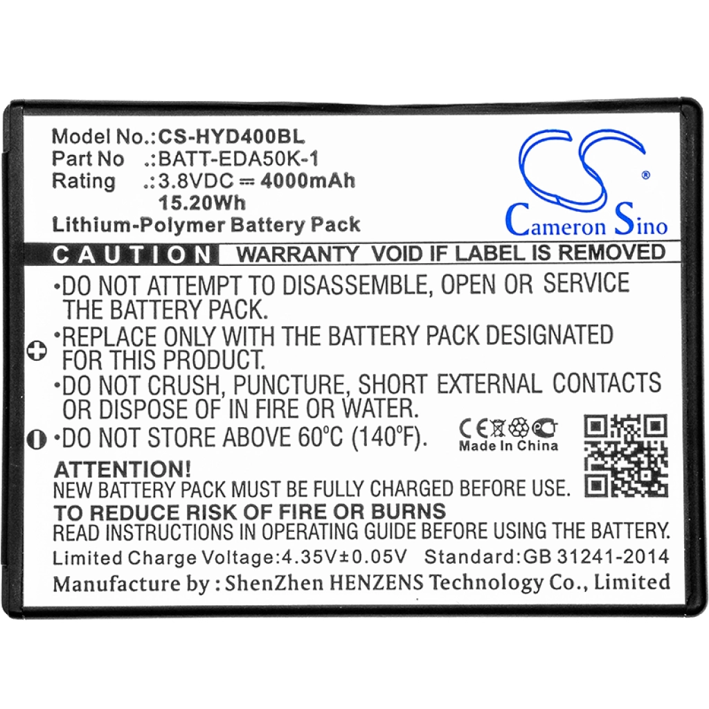 Baterie cod de bare, scanner Honeywell CS-HYD400BL