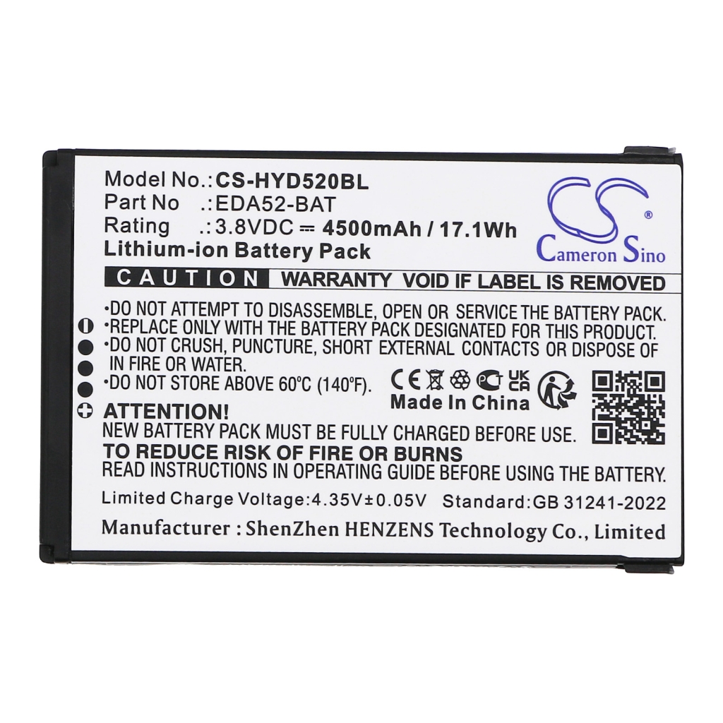 Baterie cod de bare, scanner Honeywell ScanPal EDA52 (CS-HYD520BL)