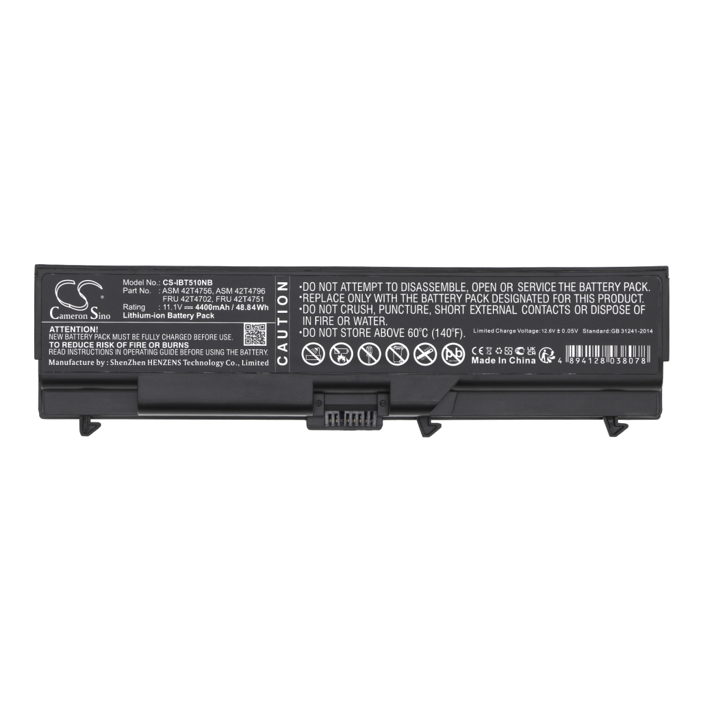Battery Replaces FRU 42T4927