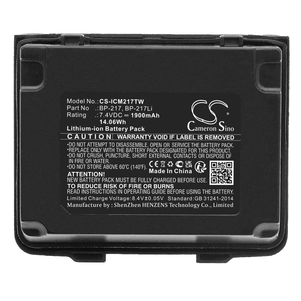 Baterie radio bidirecțional Icom CS-ICM217TW