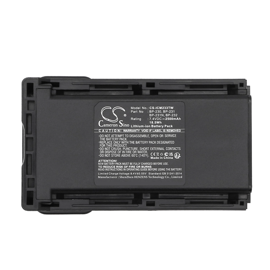 Two-Way Radio Battery Icom IC-F4062T