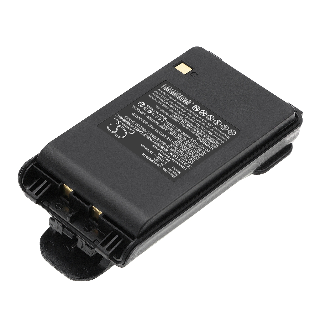 Cameron Sino CS-ICM410TH Icom radio battery 7.4V 3350mAh, rear label view