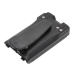 Cameron Sino CS-ICM410TH radio battery side view with belt clip