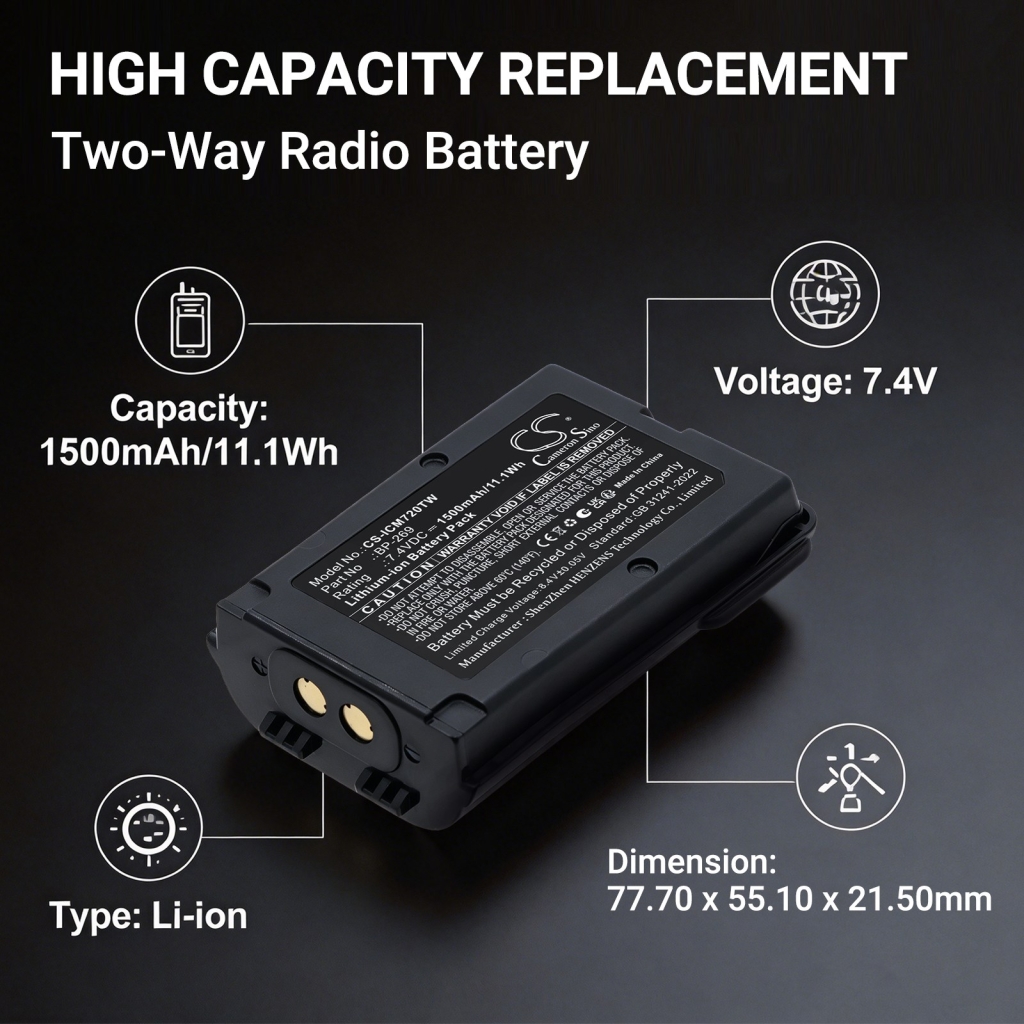 Baterie pentru Icom IC-M72J