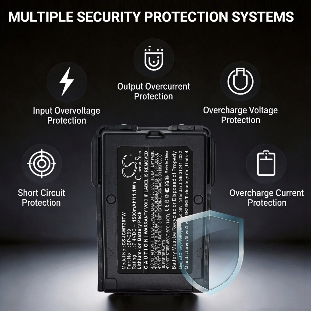 Baterie pentru Icom IC-M72J