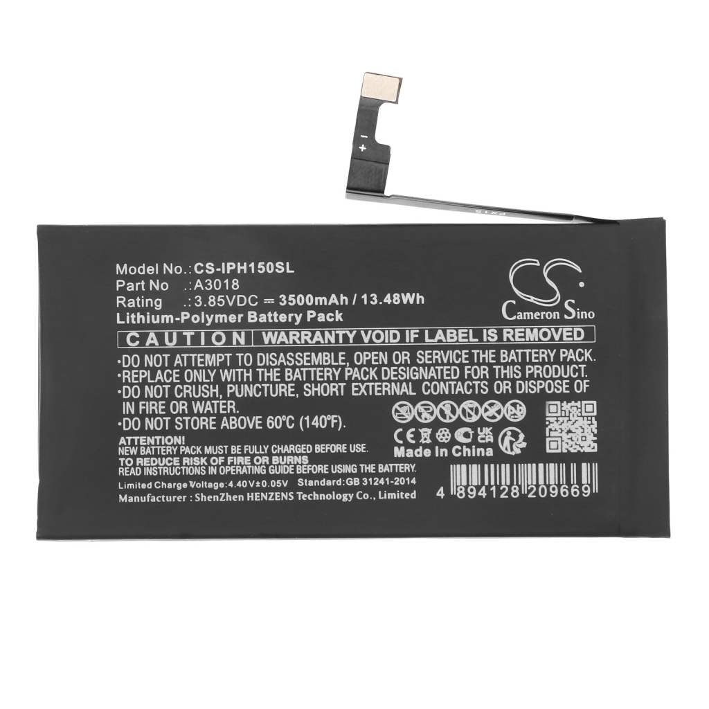 Baterie telefon mobil Apple iPhone 15 (CS-IPH150SL)