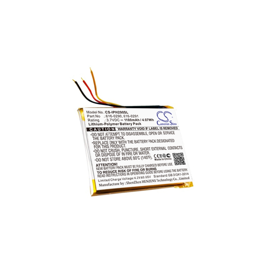 Battery Replaces Apple LIS1376APPC