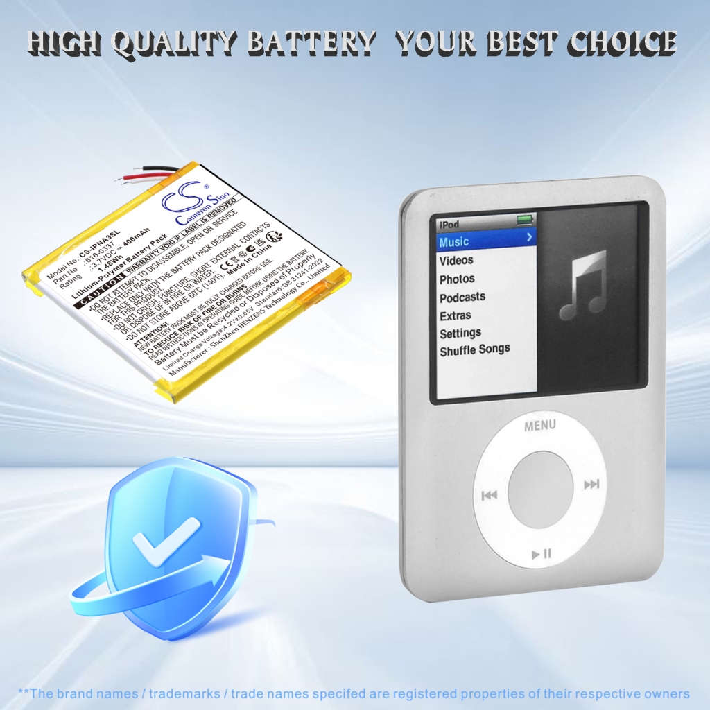 Baterie compatibil cu Apple CS-IPNA3SL