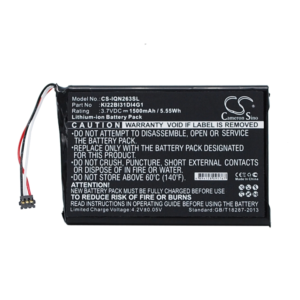 Baterie GPS, Navigator Garmin CS-IQN263SL