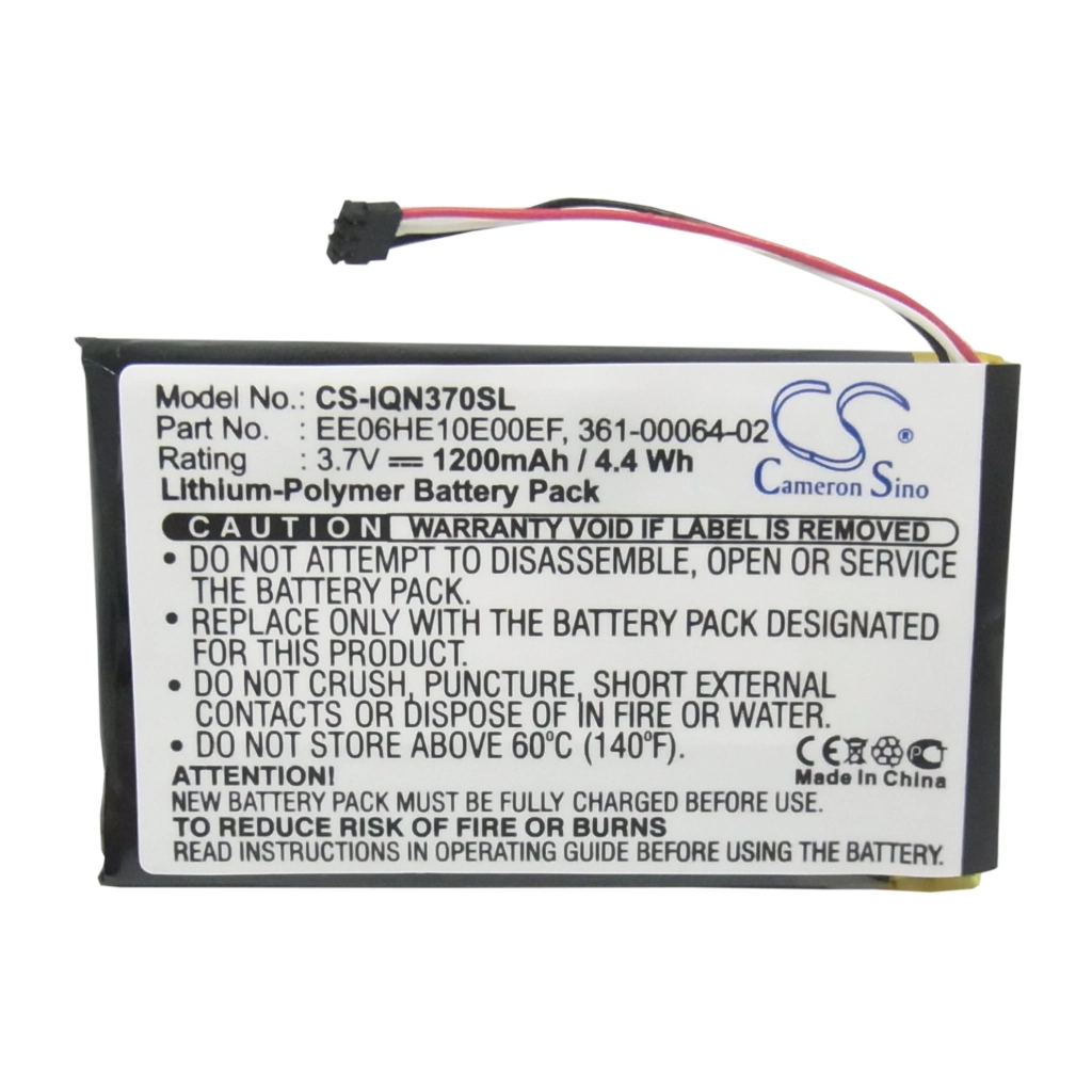 Baterie GPS, Navigator Garmin CS-IQN370SL