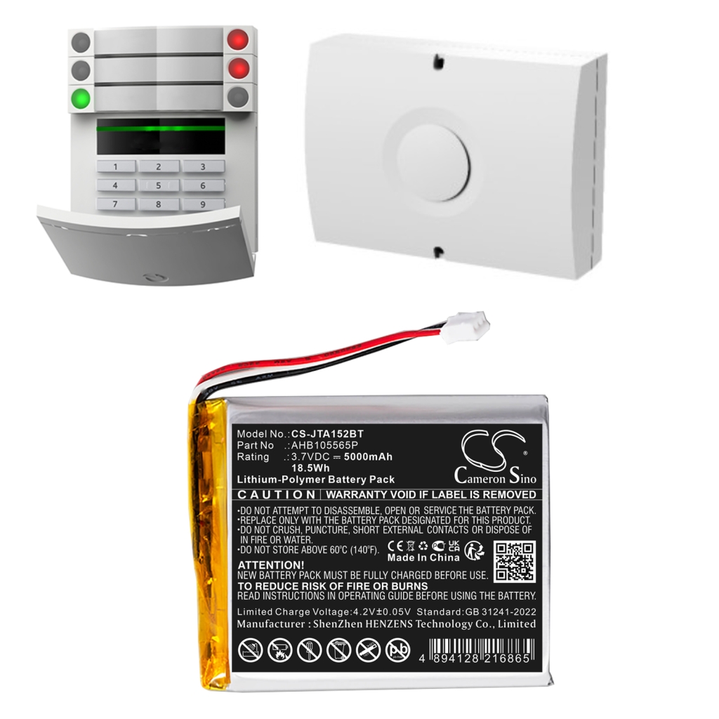 Baterii Baterie cameră de securitate acasă CS-JTA152BT