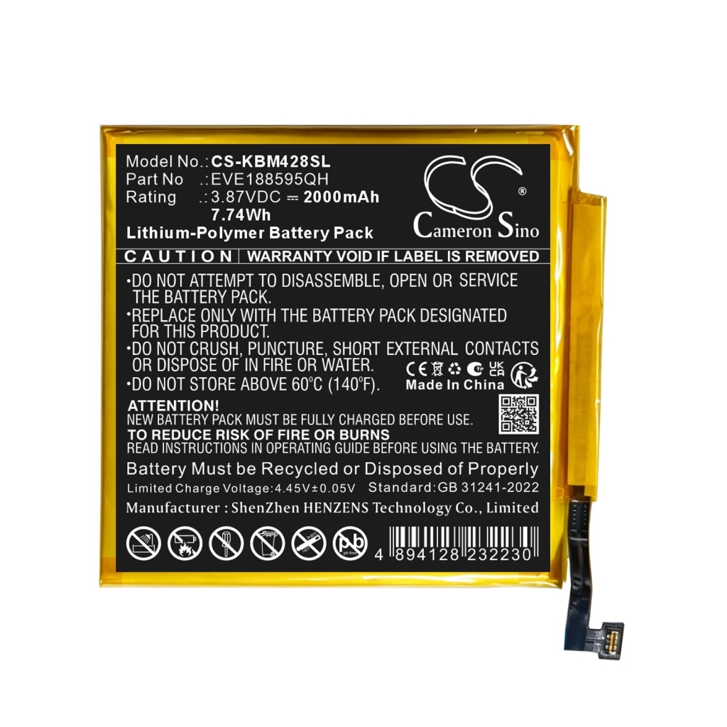 Baterii compatibil cu Kobo Libra Colour Colour 7-inch color e-reader CS-KBM428SL