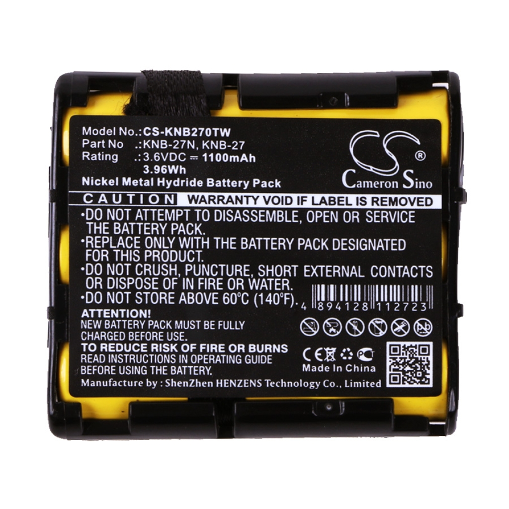 Baterie radio bidirecțional Kenwood CS-KNB270TW