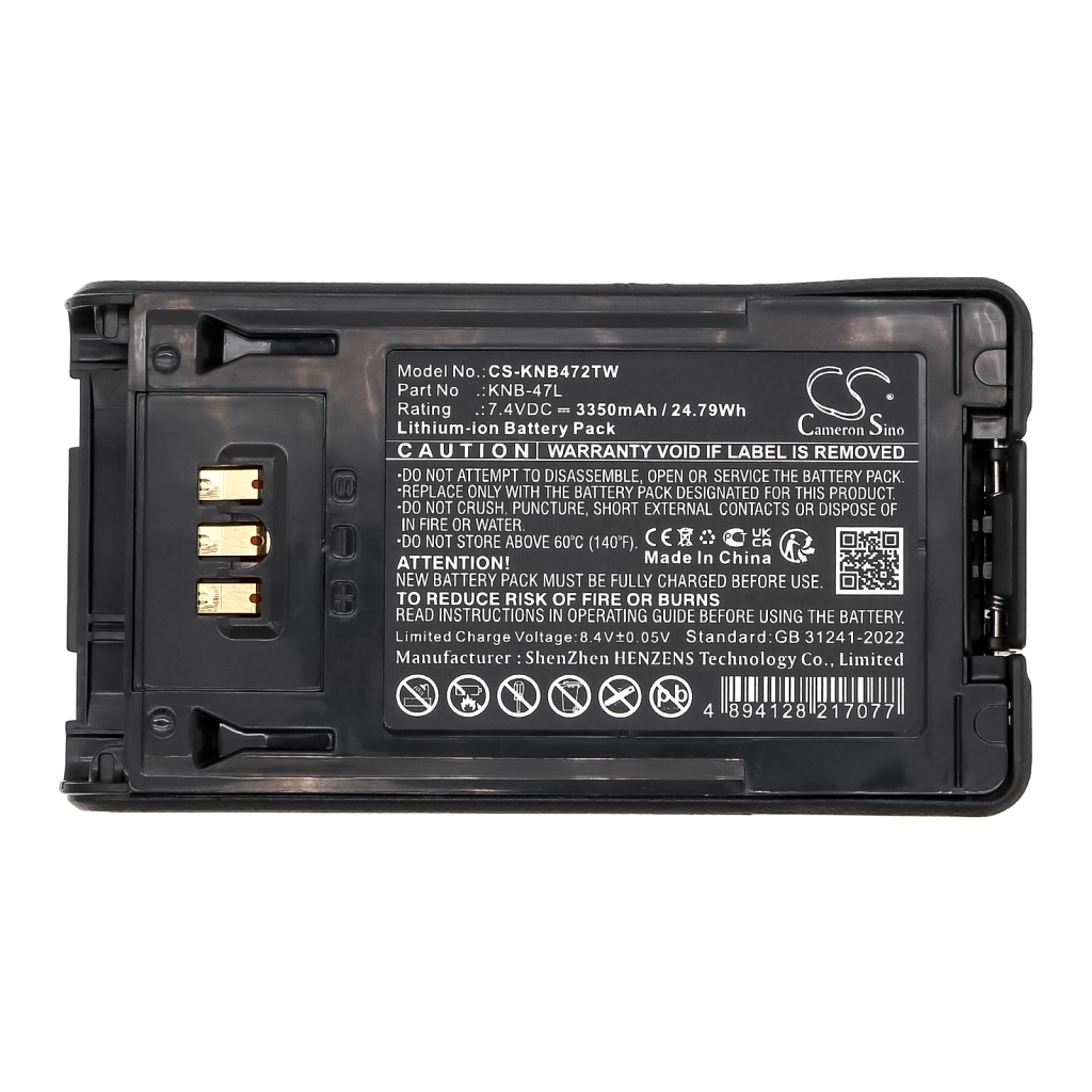 Baterie radio bidirecțional Kenwood CS-KNB472TW
