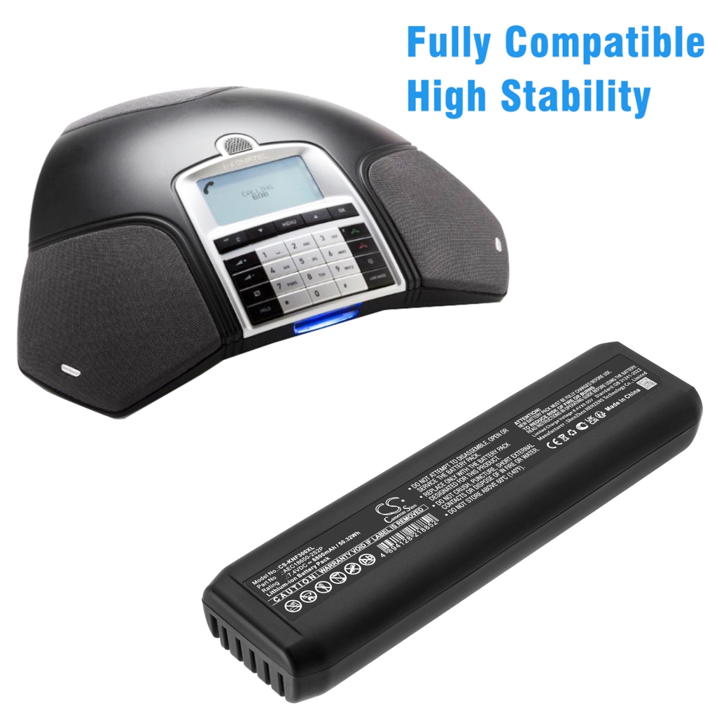 Batteries for communication and conferencing Konftel 300W