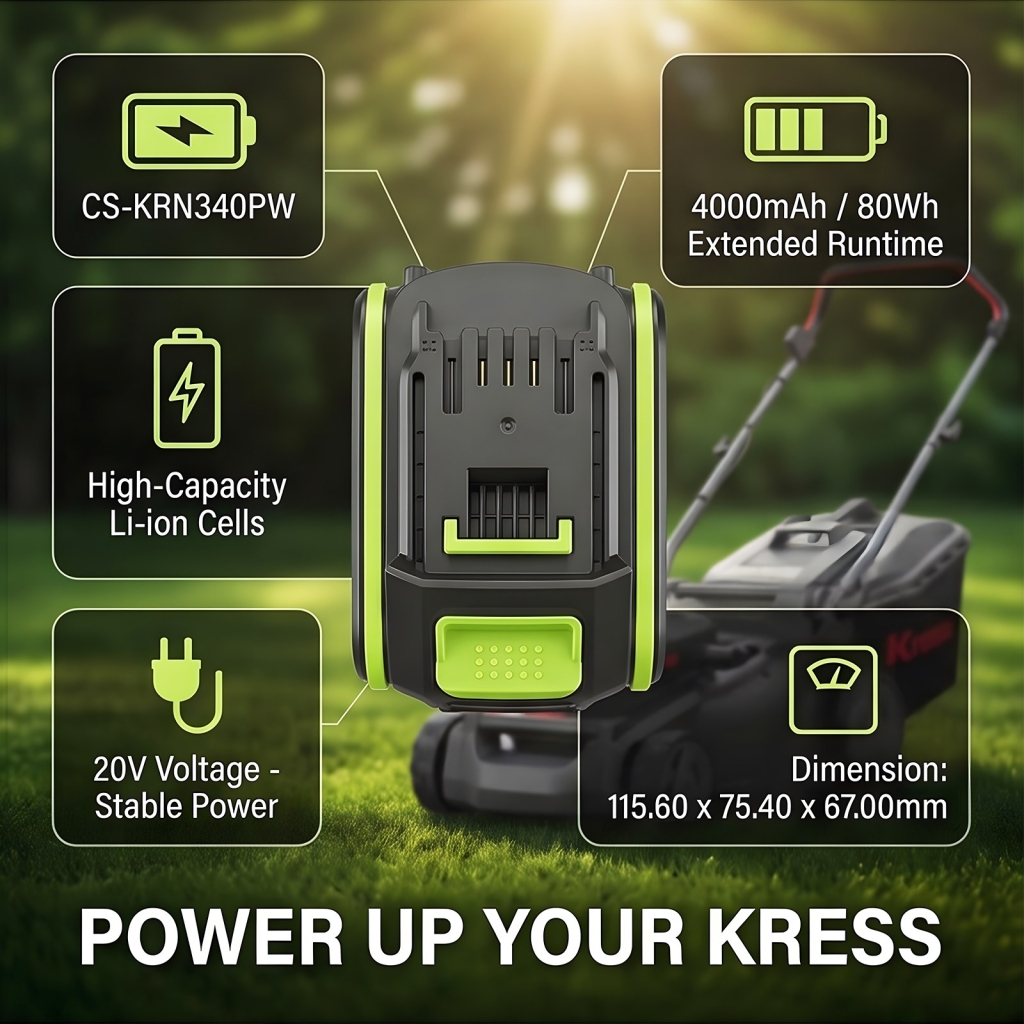 Baterie Li-ion CS-KRN340PW 20V 4000mAh pentru foarfecă electrică, imagine marketing