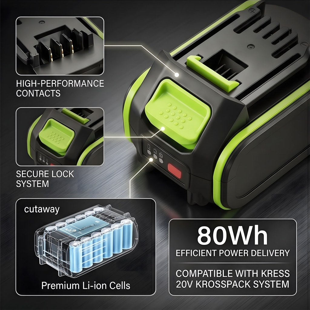 Baterie compatibil cu Kress CS-KRN340PW