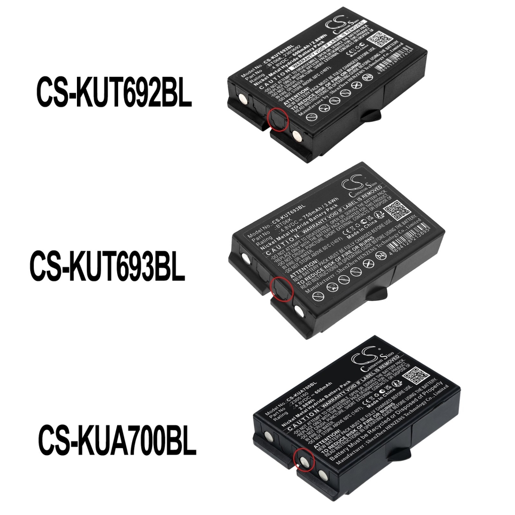 Baterii compatibil cu Ikusi TM70/iK2.13B JS JS3 LV CS-KUT692BL