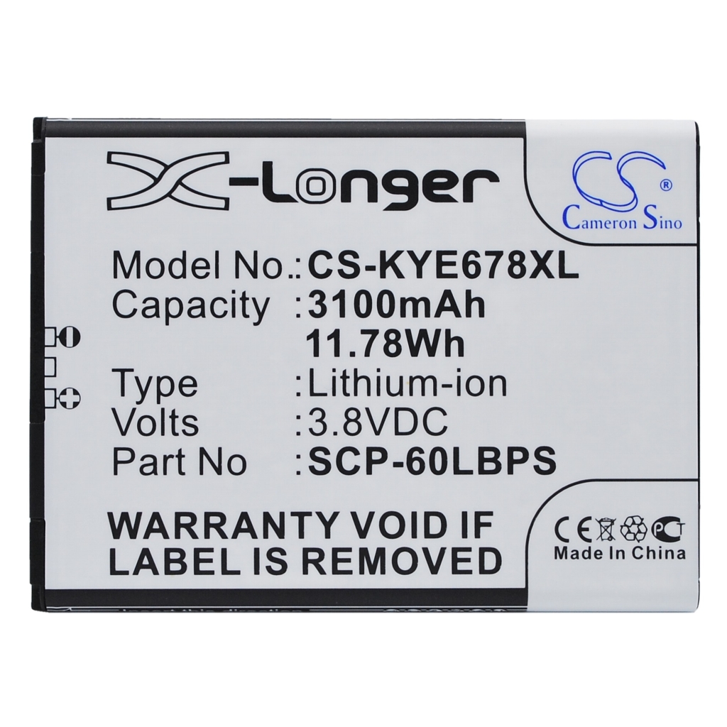 Înlocuire compatibilă pentru bateria Kyocera 5AAXBT076GEA,SCP-60LBPS