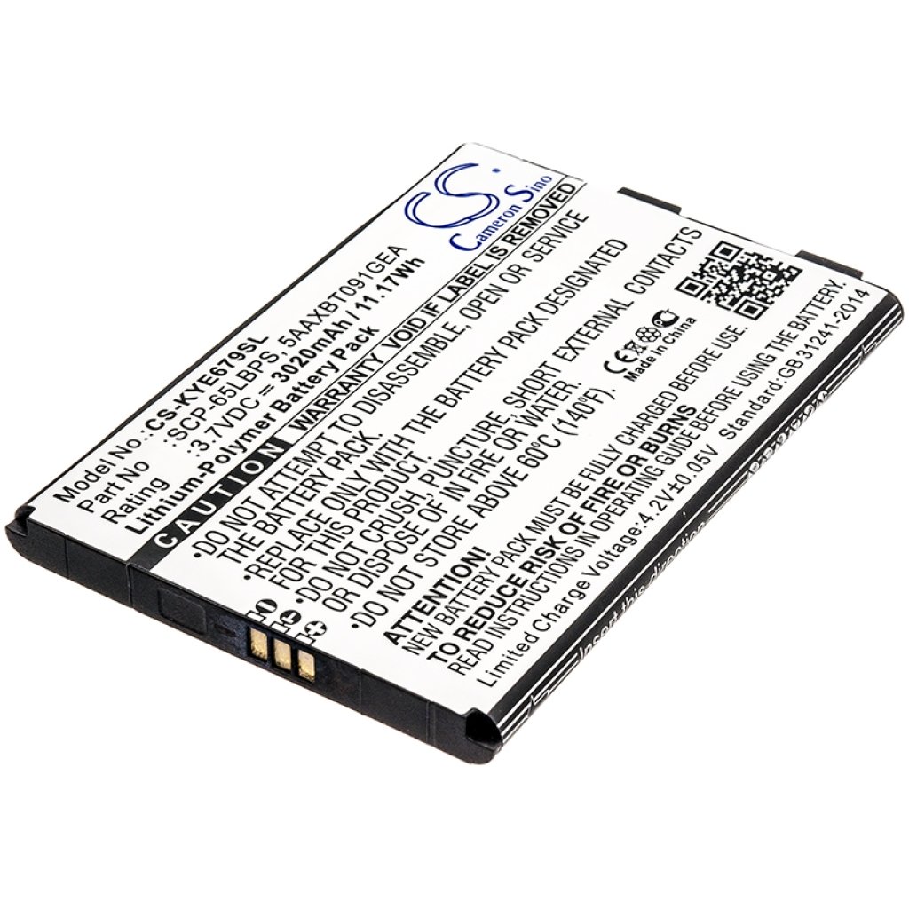 Înlocuire compatibilă pentru bateria Kyocera 5AAXBT091GEA,SCP-65LBPS