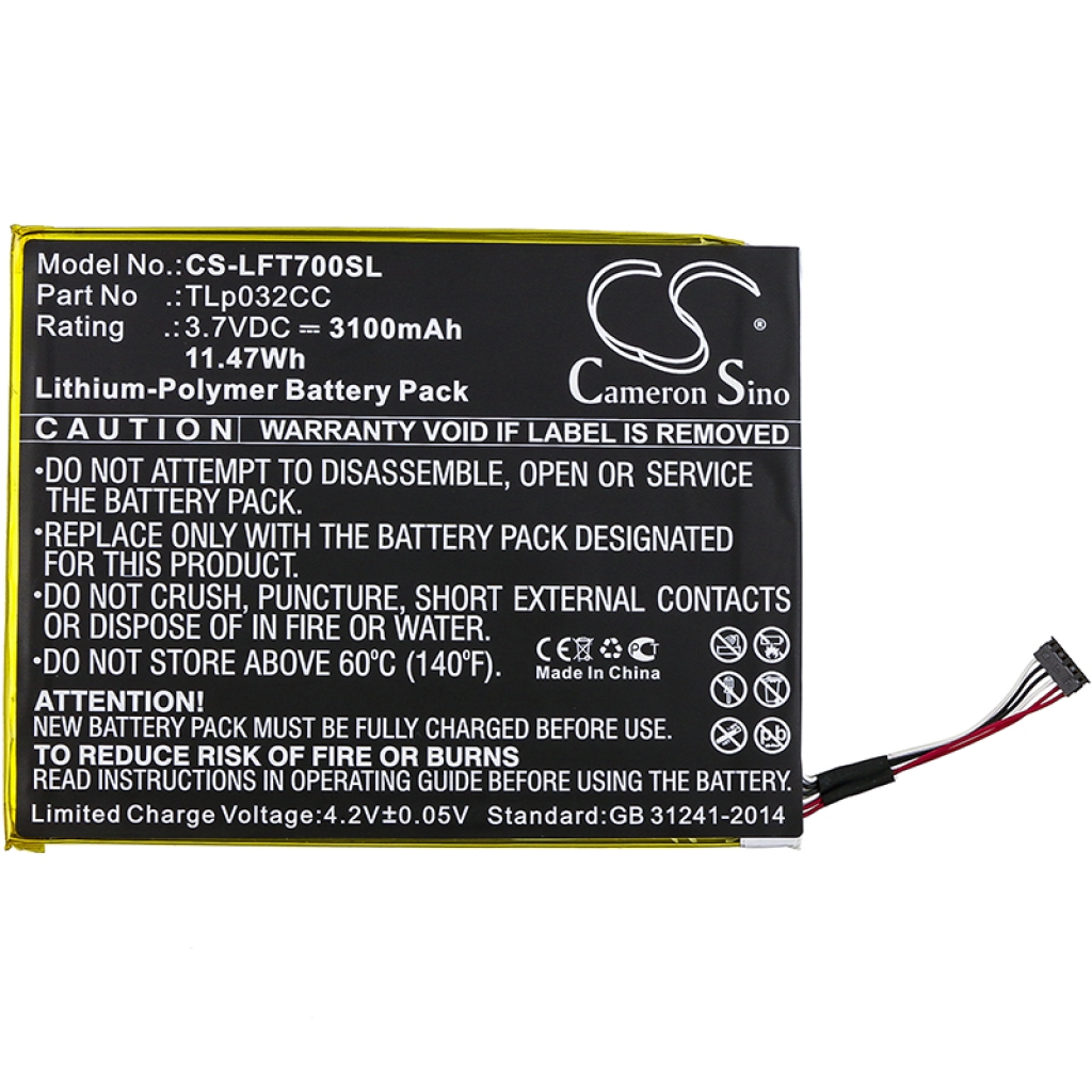 Baterie tabletă Alcatel 9005X (CS-LFT700SL)